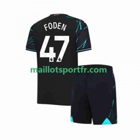 Maillot de Foot Manchester City Phil Foden 47 Enfant Troisieme 2023/24